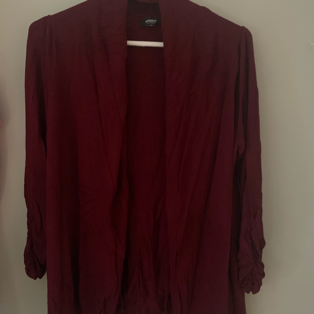 Burgundy sweater